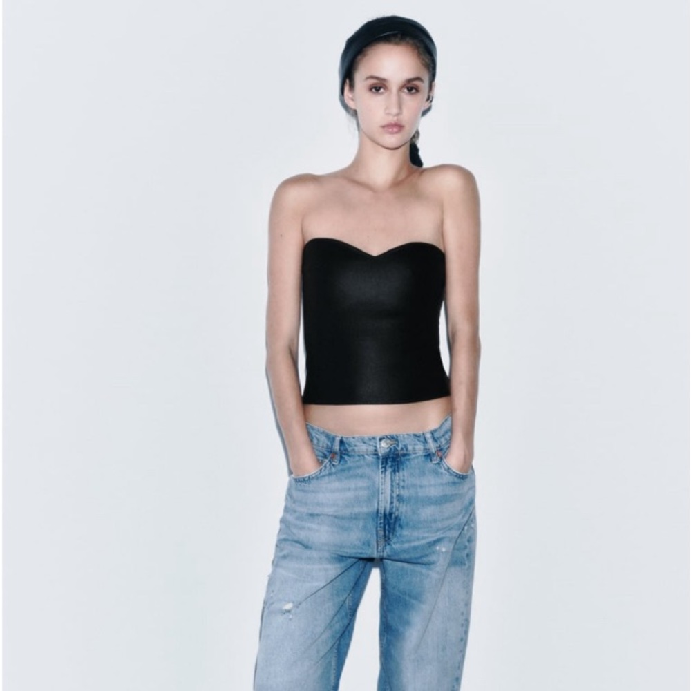 Zara Knit bustier top